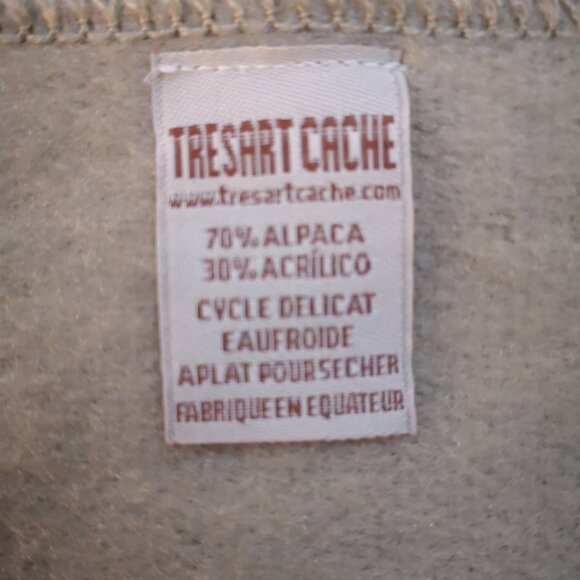 NWT Tresart Cache 70% Alpaca Light Moss Color Scarf - Picture 2 of 7